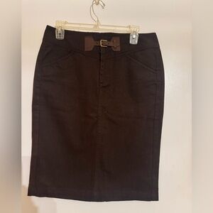 🤎 Lauren Jeans Co. Premium Brown Corduroy Skirt | Size 4